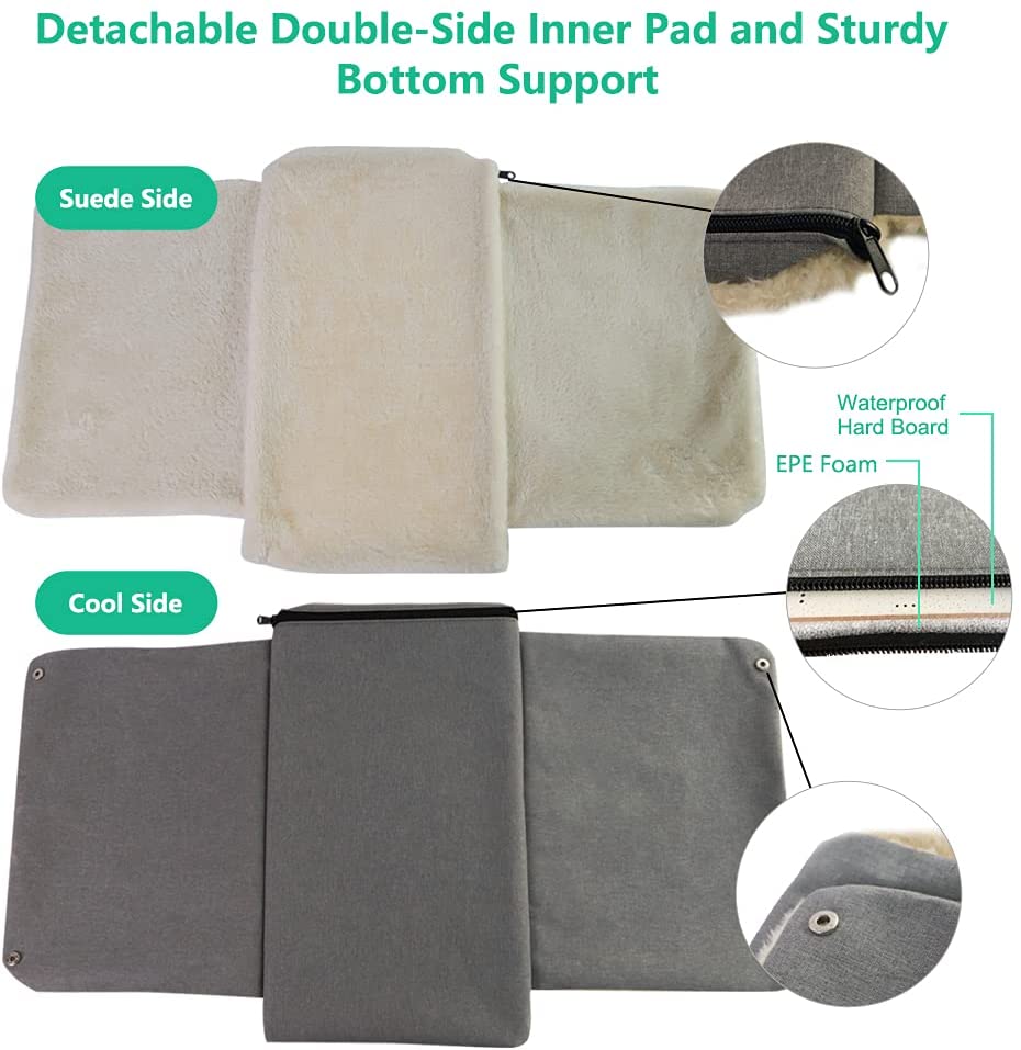 Cat/Dog Carrier with Removable Fleece Pad