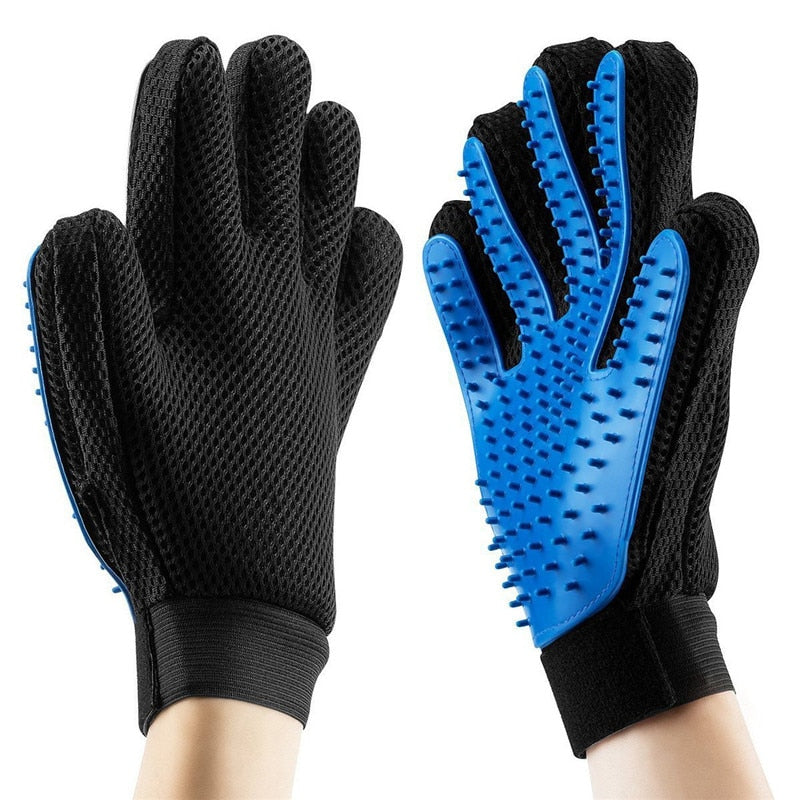 Fashion Rubber Pet Bath Brush Environmental Protection Silicone Glove for Pet Massage Pet Grooming Glove Dogs Cats Pet  supplies|Grooming Glove|