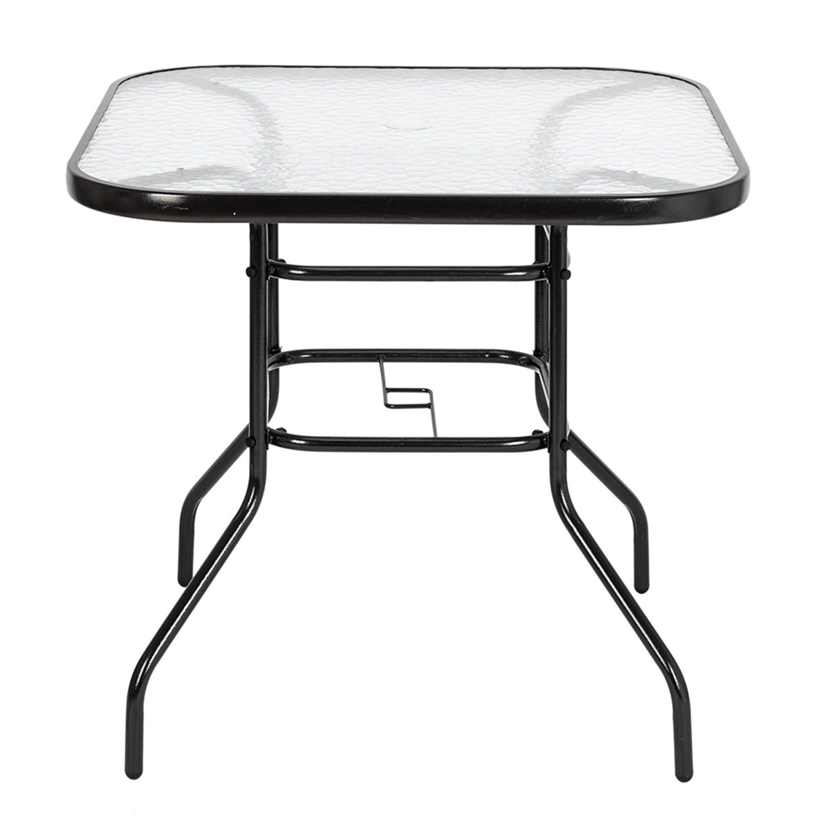 Outdoor Furniture Outdoor Dining Table Square/Round  Toughened Glass Table Yard Garden Glass Table