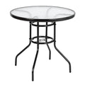 Outdoor Furniture Outdoor Dining Table Square/Round  Toughened Glass Table Yard Garden Glass Table