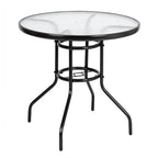 Outdoor Furniture Outdoor Dining Table Square/Round  Toughened Glass Table Yard Garden Glass Table
