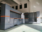 Metal Steel Rolling Garage Series Storage Combination Tools Cabinet Workbench For Tools Storage Factory And Garage Use