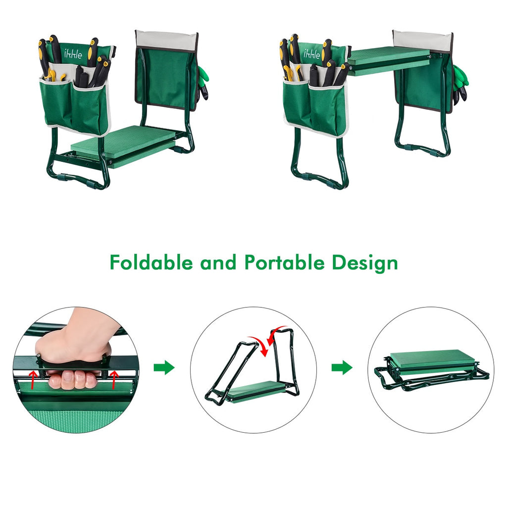Foldable Garden Benches Gardening Tools