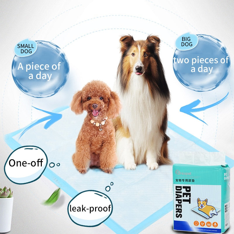 HOOPET Pet Training Pads Super Absorbent Diaper for Dogs Dog and Puppy Leak proof Pee Pads with Quick dry Surface Dog Products|Litter Boxes|