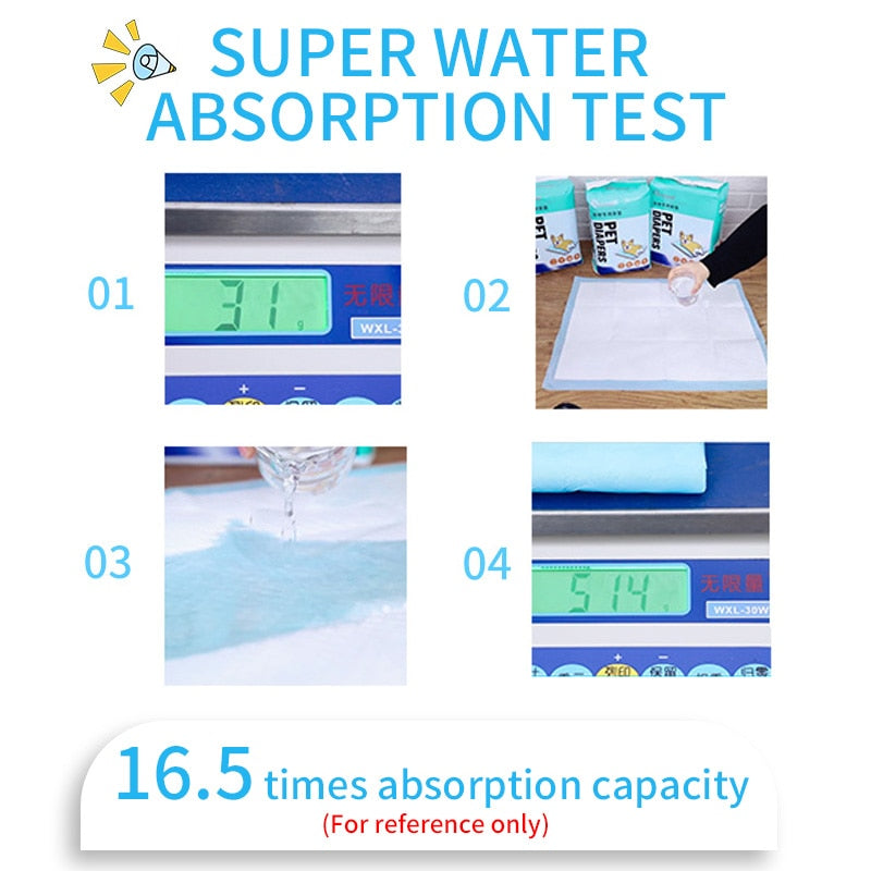 HOOPET Pet Training Pads Super Absorbent Diaper for Dogs Dog and Puppy Leak proof Pee Pads with Quick dry Surface Dog Products|Litter Boxes|