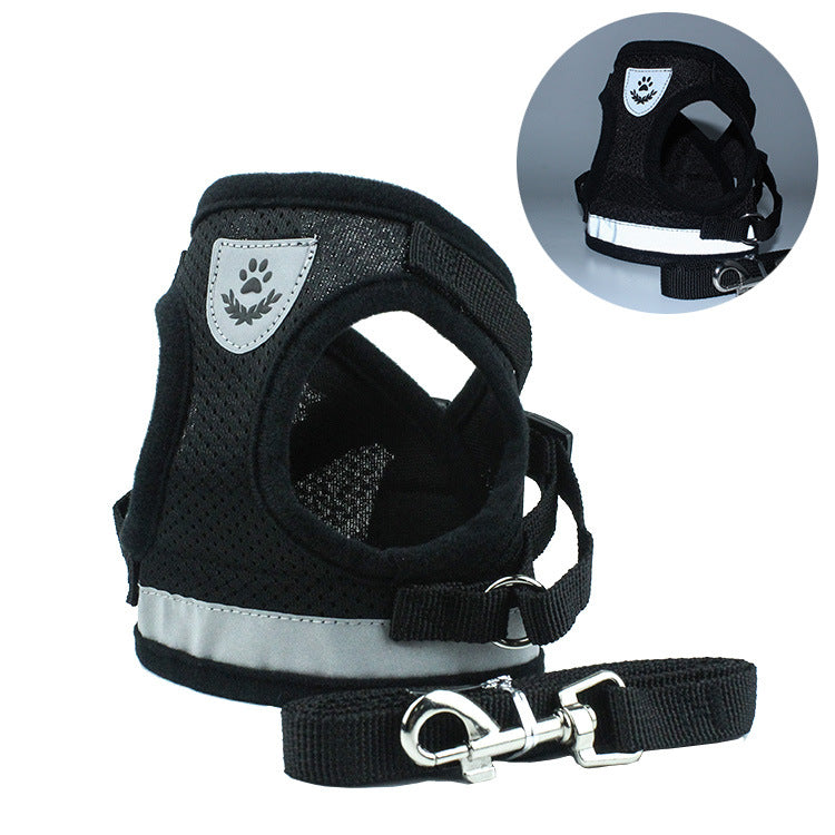Custom Mesh Nylon Solid Pet Reflective Dog Harness