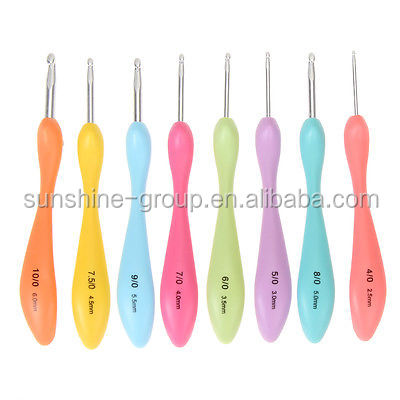Hot Sale Eco Friendly Different Size 15cm Bamboo Crochet Hook Set