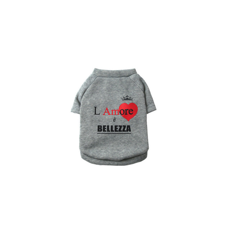 China Wholesale Bulk Pet Accessories Supply Pet Apparel Custom Logo Dog Clothing Luxury Cotton Dog Clothes