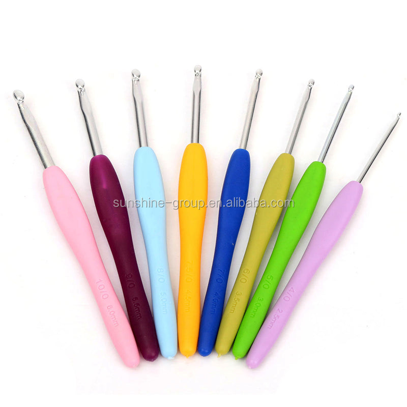 Hot Sale Eco Friendly Different Size 15cm Bamboo Crochet Hook Set