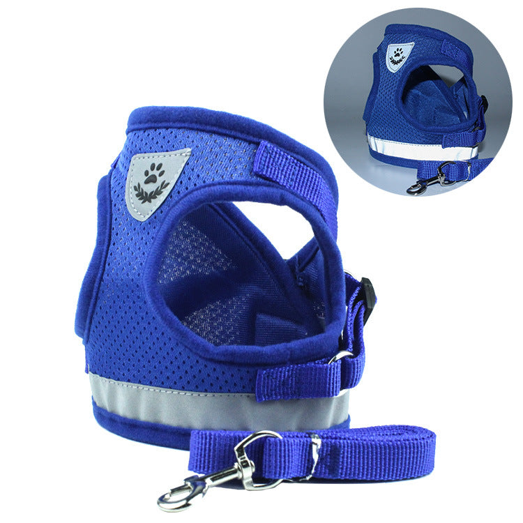 Custom Mesh Nylon Solid Pet Reflective Dog Harness