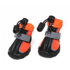 Lovoyager Waterproof Nylon Neoprene Reflective Dog Boots Comfortable Pet Shoes Dog Boots Waterproof