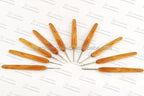 Hot Sale Eco Friendly Different Size 15cm Bamboo Crochet Hook Set