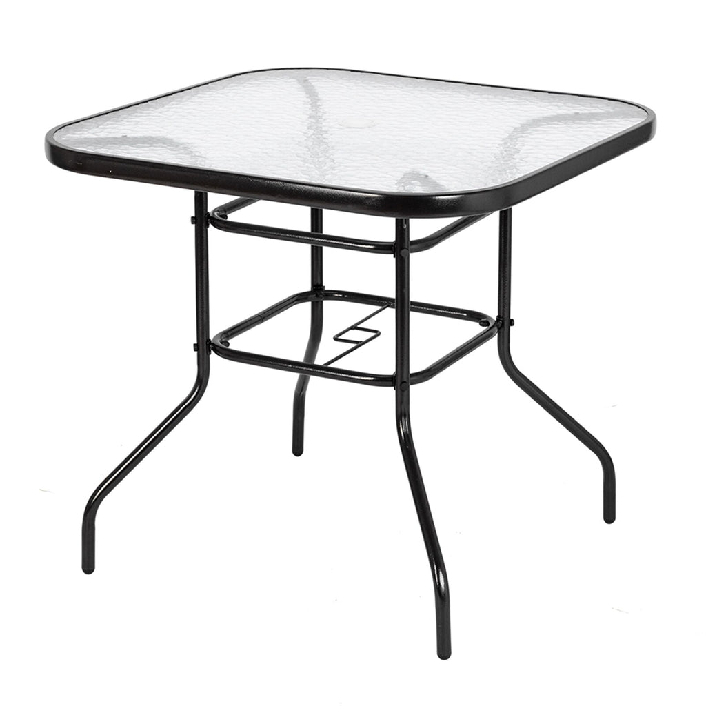 Outdoor Furniture Outdoor Dining Table Square/Round  Toughened Glass Table Yard Garden Glass Table