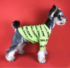 Luxury Classic Pet Sweater Jumper Dog Striped Cardigan Teddy Sweater Fashion Brand Dog Coat Clothes