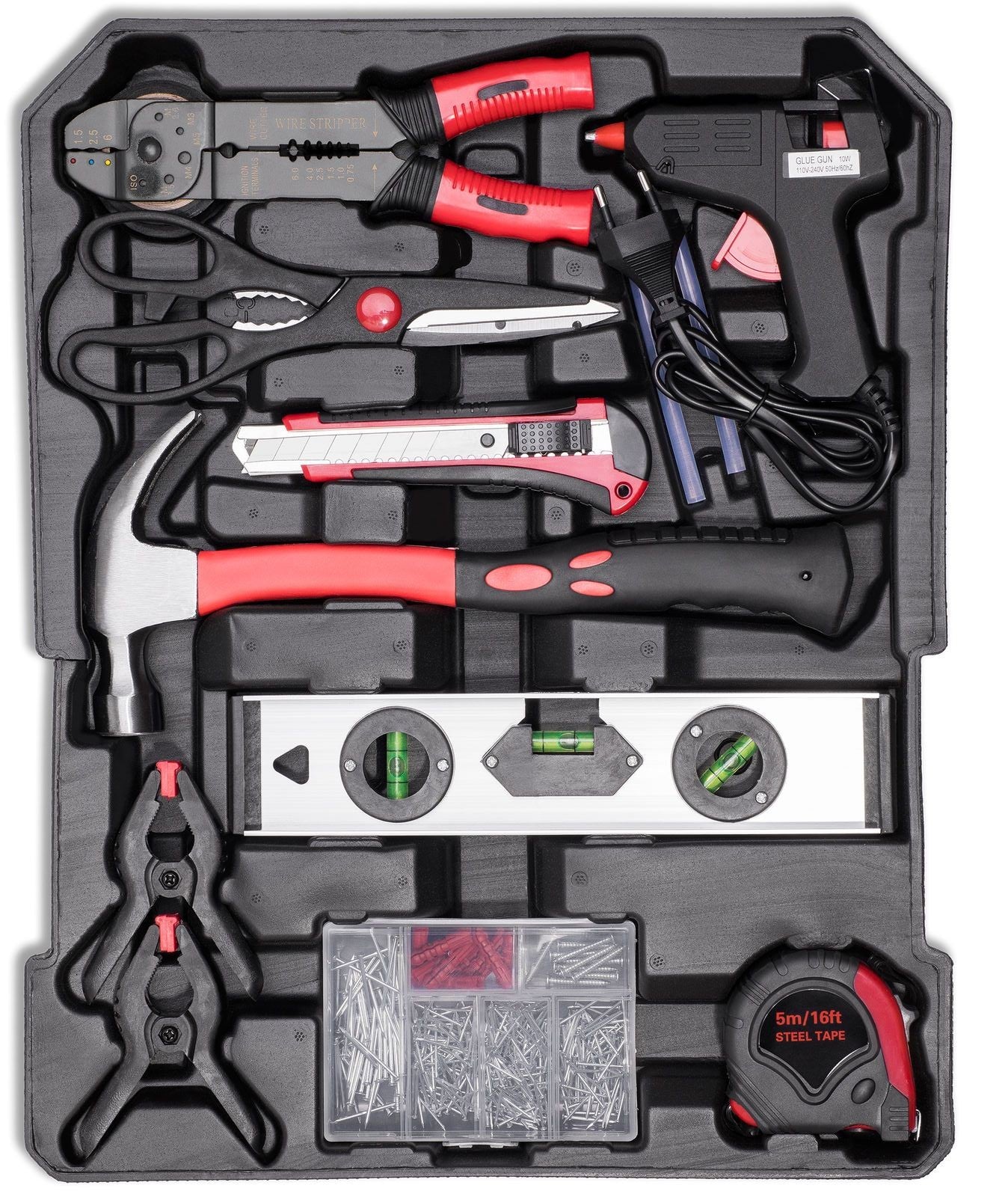 925 Pcs Hand Tools Set With Aluminum Cases