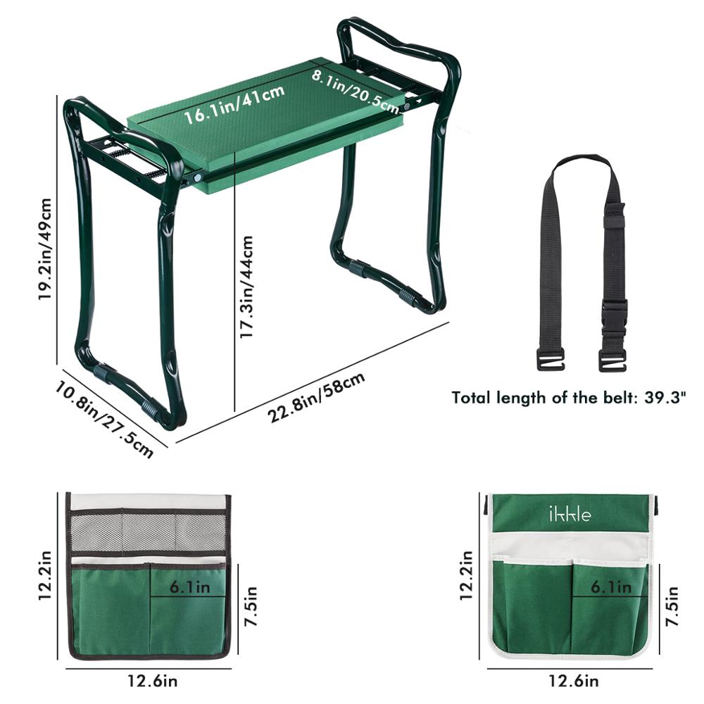 Foldable Garden Benches Gardening Tools