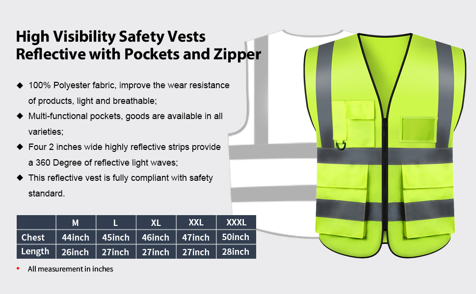 High Visibility Safety Vests