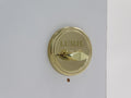 LUMIL Metal locksets Single Cylinder Deadbolt, Round Deadbolt Lock with Keys, Modern Door Locks with Deadbolt, Gold Deadbolt for Front Door Entrance, Front Door Security Lock, Keyed 1 Side