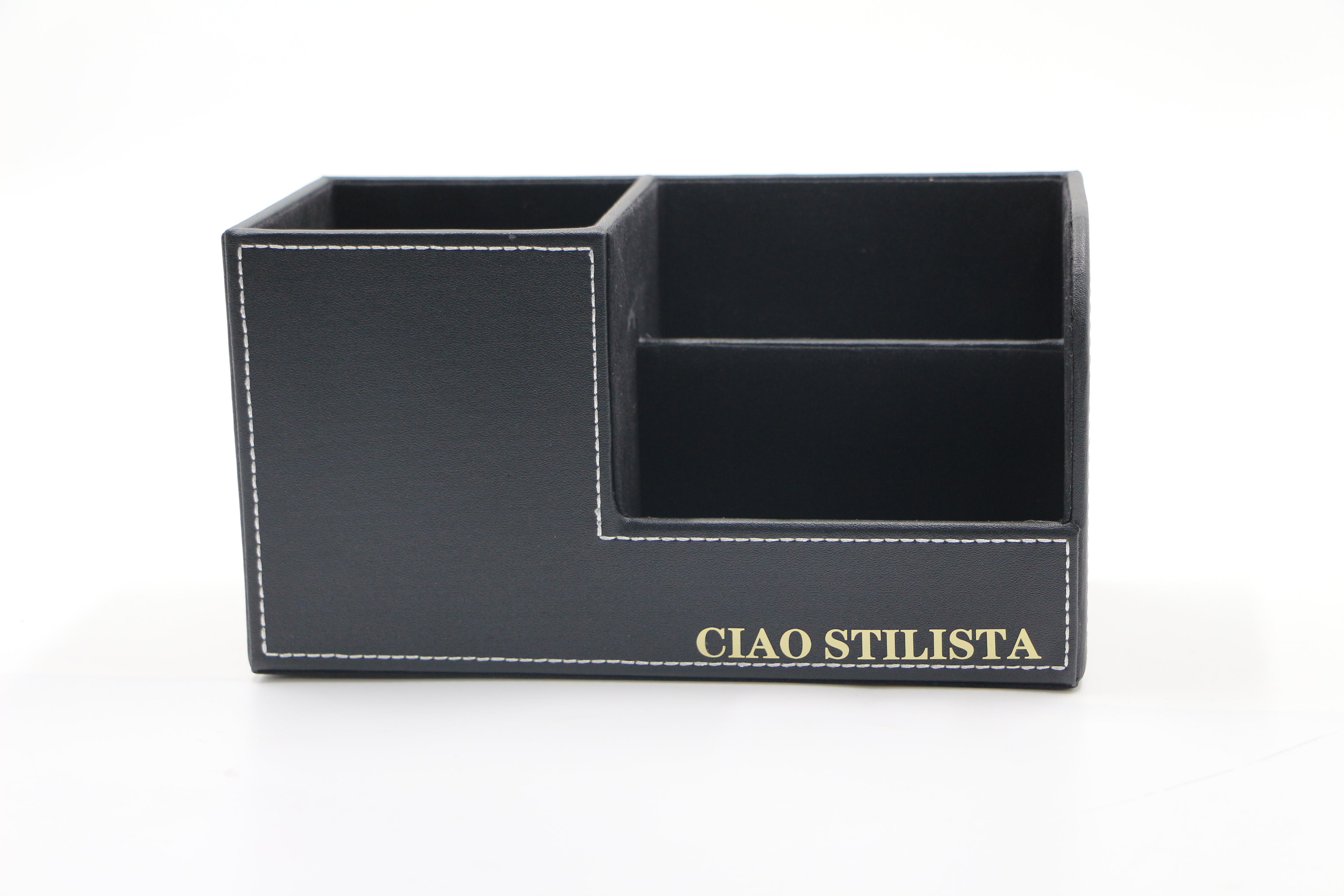 CIAO STILISTA Creative pen container Pen holders ins office leather storage container multi-functional small storage box