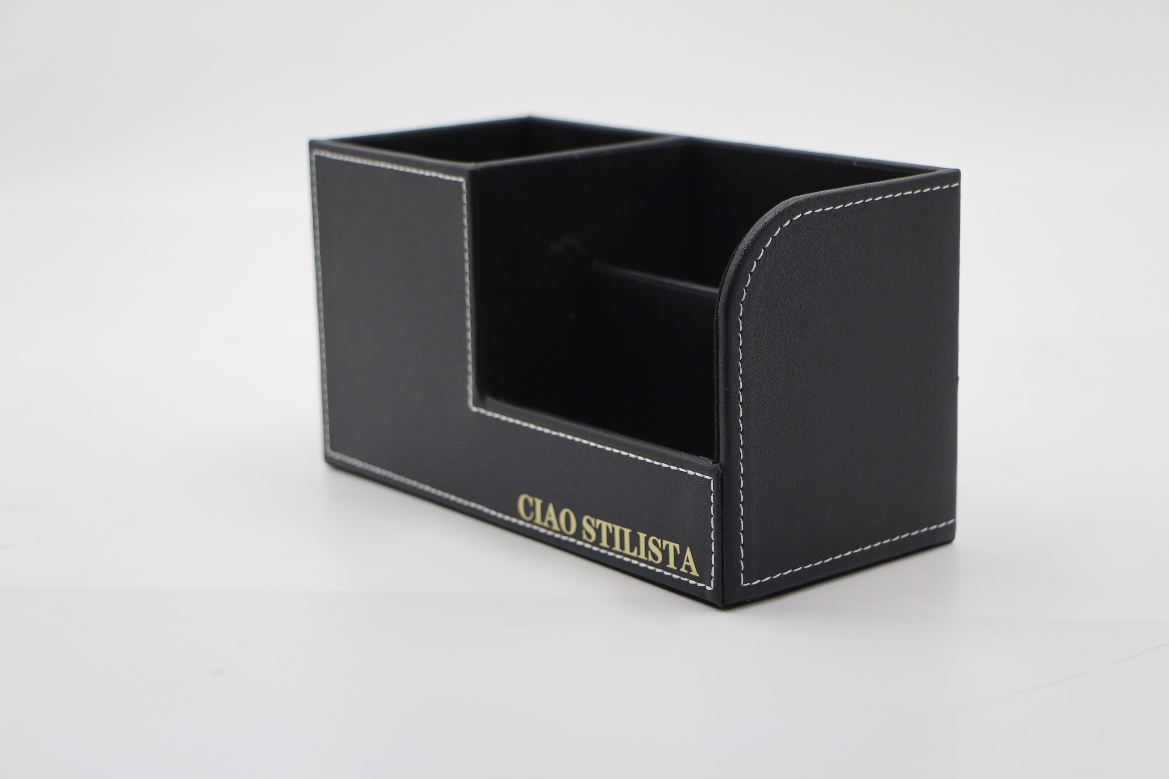 CIAO STILISTA Creative pen container Pen holders ins office leather storage container multi-functional small storage box