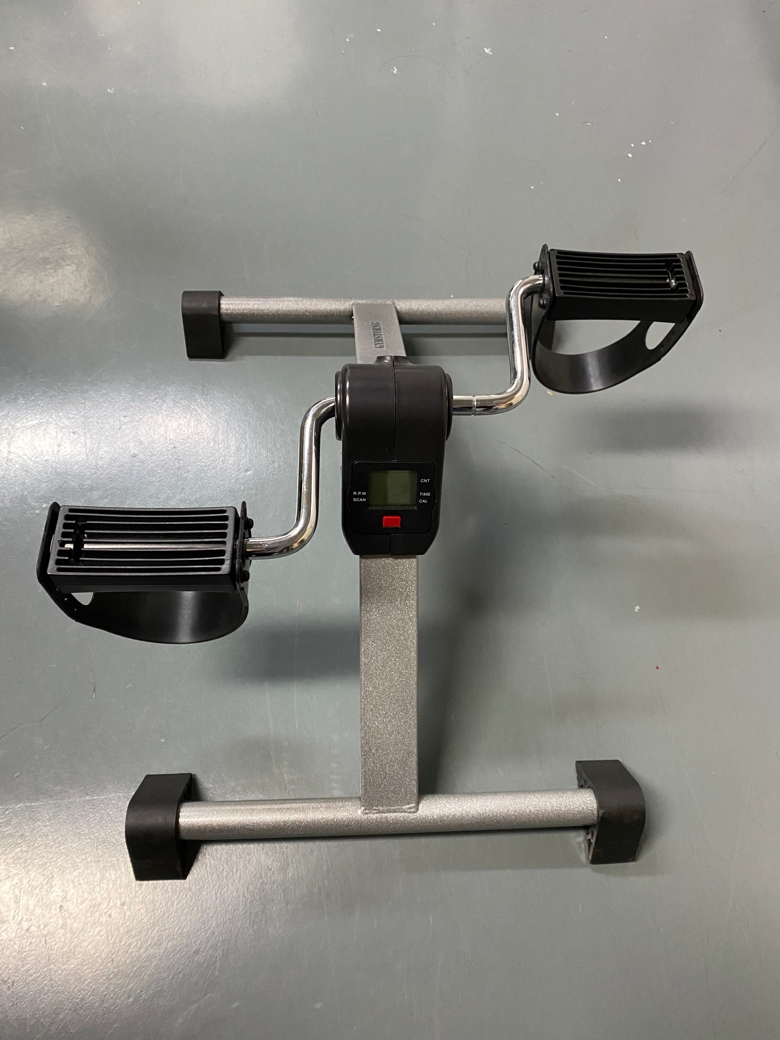 GYMSTORNG Manually-operated exercise equipment Under Desk Bike Pedal Exerciser for Legs and Arms Workout (Fully Assembled Folding Exercise Pedaler)