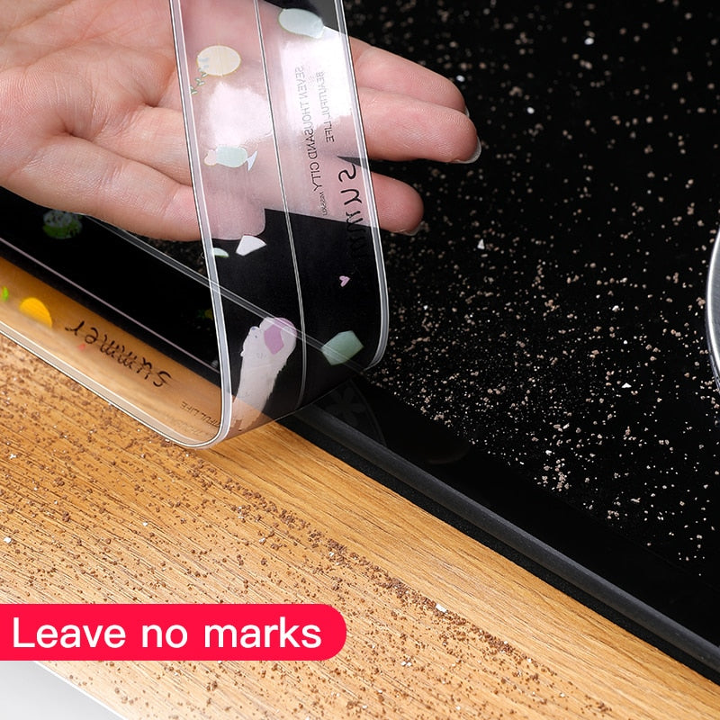 Kitchen Sink Waterproof Sticker Anti mold Waterproof Tape Bathroom Countertop Toilet Gap Self adhesive Seam Stickers|Tape|
