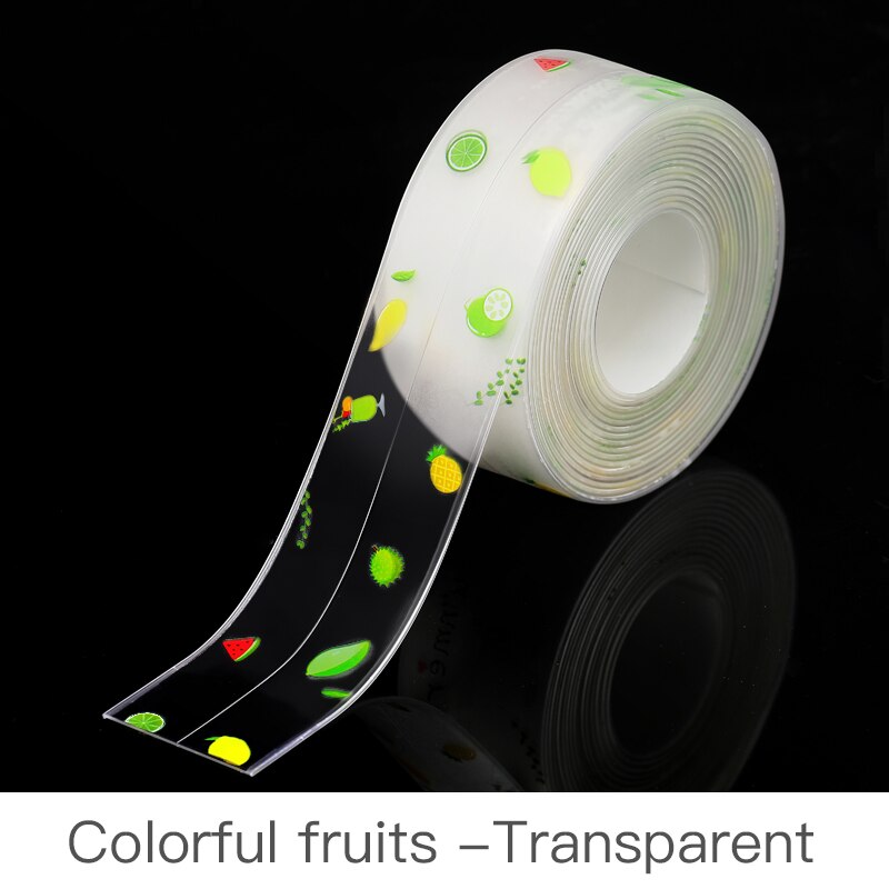 Kitchen Sink Waterproof Sticker Anti mold Waterproof Tape Bathroom Countertop Toilet Gap Self adhesive Seam Stickers|Tape|