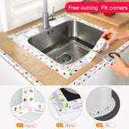 Kitchen Sink Waterproof Sticker Anti mold Waterproof Tape Bathroom Countertop Toilet Gap Self adhesive Seam Stickers|Tape|