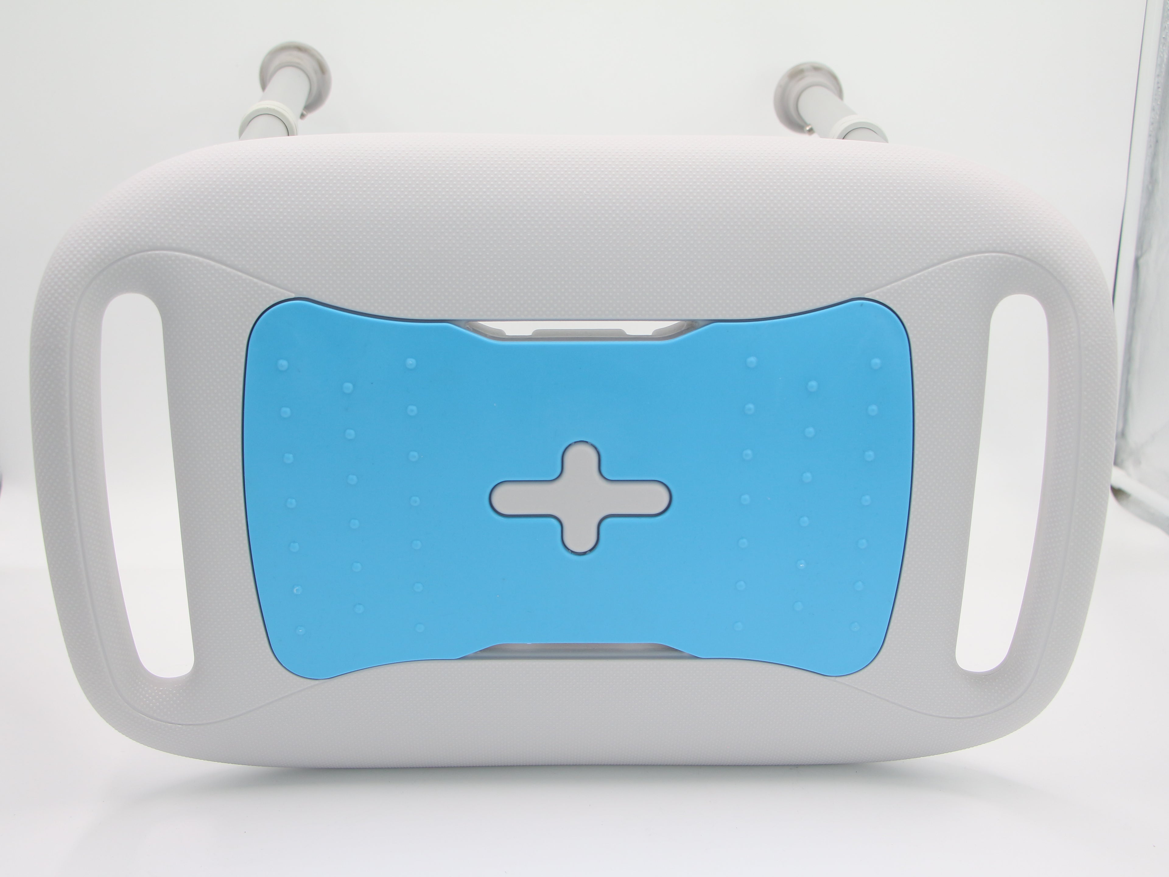 LIVINGCARING Adjustable Shower Chair with Back and Arms