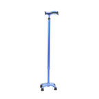 Elderly crutches, big and small, four legged crutches, telescopic crutches, aluminum alloy crutches, elderly people's anti slide crutches, adjustable walking aids