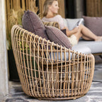 Rattan Sofa Outdoor Garden Southeast Asian Style Rattan Balcony Small Tea Table Indoor Courtyard Outdoor Furniture Combination