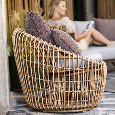Rattan Sofa Outdoor Garden Southeast Asian Style Rattan Balcony Small Tea Table Indoor Courtyard Outdoor Furniture Combination