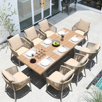 Outdoor Furniture Rattan Chair Combination Five Piece Set Of Woven Leisure Furniture Balcony Garden Courtyard Open-air Rattan Tables And Chairs