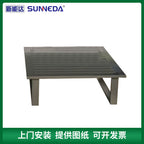 Foshan Outdoor Leisure Sofa Tea Table Outdoor Aluminum Alloy Courtyard Garden Balcony Furniture Sofa Table And Chair Combination