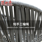 Nordic Modern Leisure Outdoor Bar Chair Open Air Coffee Bar High Stool Balcony High Foot Outdoor Bar Chair