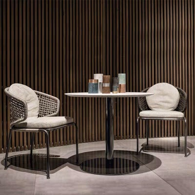 Outdoor Leisure Rattan Tables And Chairs Outdoor Balcony Garden Hotel Terrace Cafe Tables And Chairs Furniture Three Piece Set