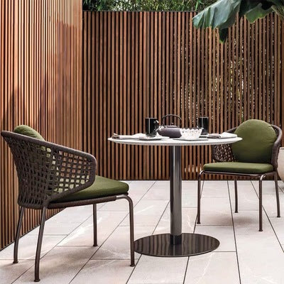 Outdoor Leisure Rattan Tables And Chairs Outdoor Balcony Garden Hotel Terrace Cafe Tables And Chairs Furniture Three Piece Set