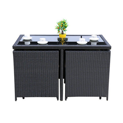 Outdoor Rattan Woven Storage Tables And Chairs Leisure Courtyard Terrace Garden Rattan Chair Hotel Resort Modern Rattan Woven Sofa Chair