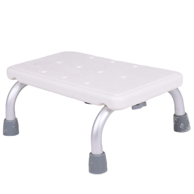 Household stool Foldable bathroom Aluminum alloy step stool Bath stool Shower anti-skid stool