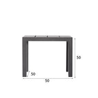 Nordic Cast Aluminum Alloy Sofa Terrace Balcony Courtyard Flat Outdoor Loft Commercial Street Modern Sofa Coffee Table Combination