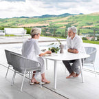 Outdoor Tables And Chairs Balcony Leisure Courtyard Rattan Bar Chair Nordic Hotel Villa Sunshine Room Home Stay Rope Design Furniture
