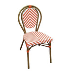 North European And American Home Stay Restaurant Outdoor Rattan Chair Balcony Cafe Rattan Chair Milk Tea Shop Single Chair