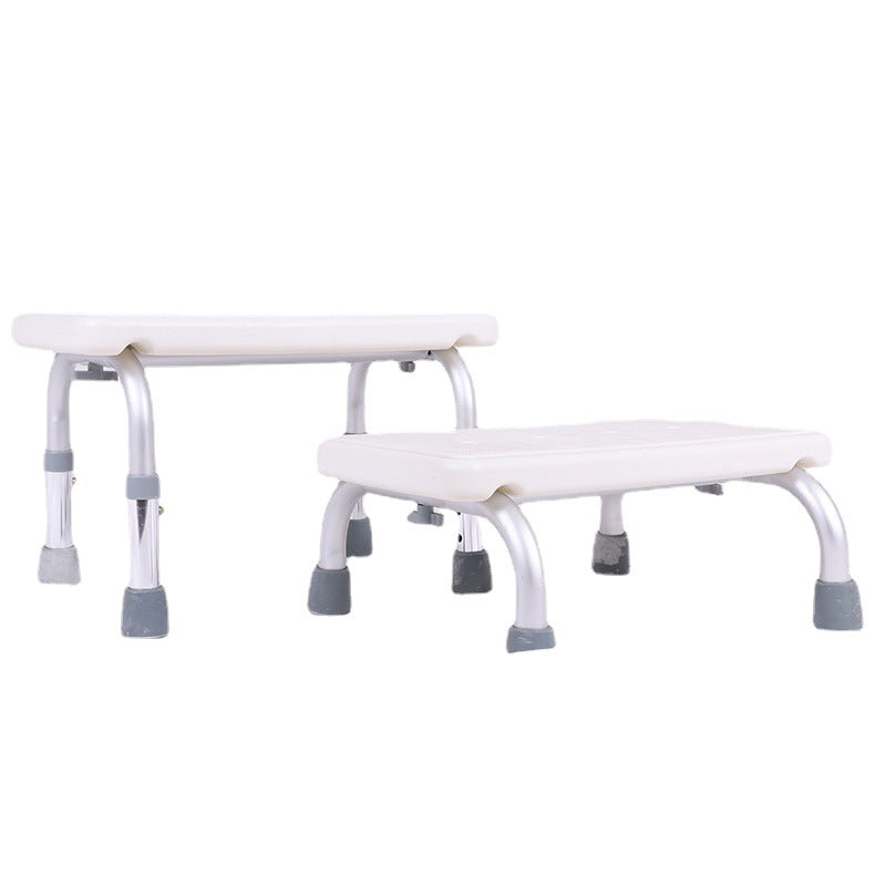 Household stool Foldable bathroom Aluminum alloy step stool Bath stool Shower anti-skid stool
