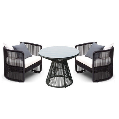 Outdoor Rattan Chair Sofa Leisure Rattan Sofa Combination Rattan Art Furniture Home Stay Sales Department Garden Landscape Rattan Sofa