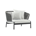 Outdoor Furniture Rattan Sofa Combination Open-air Balcony Rattan Chair Model Room Courtyard Garden Leisure Sofa Living Room