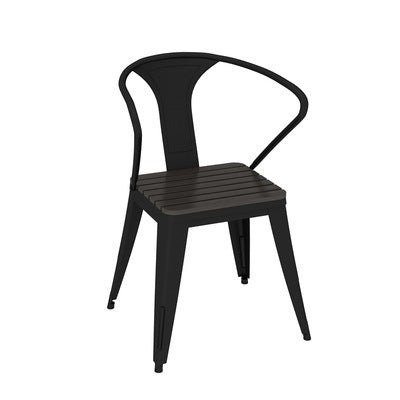 Qianmu Modern Simple Outdoor Rock Table Milk Tea Shop Outdoor Leisure Table And Chair Combination Courtyard Balcony Plastic Wood Table