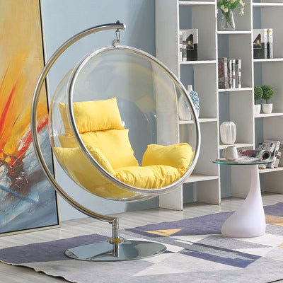 Hanging Ball Transparent Bubble Chair Hemispherical Chair Hanging Chair Acrylic Hanging Basket Bird's Nest Swing Hanging Ball Glass Chair