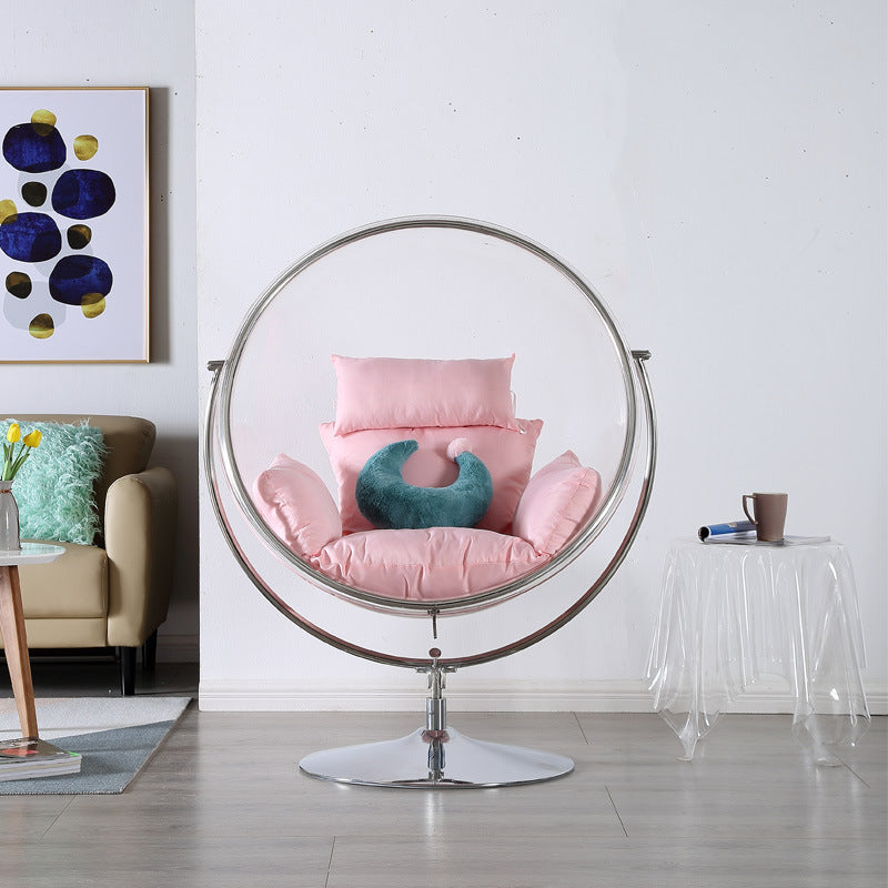 Hanging Ball Transparent Bubble Chair Hemispherical Chair Hanging Chair Acrylic Hanging Basket Bird's Nest Swing Hanging Ball Glass Chair