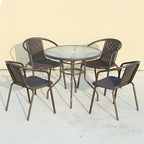 Rattan Chair Outdoor Furniture Balcony Tables And Chairs Rattan Furniture Outdoor Tables And Chairs Teng Chair Outdoor Rattan Chair Teng Chair Leisure Outdoor
