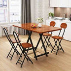 Folding Table Household Dining Table Simple Small Square Table 4-person Table Small Family Portable Outdoor Stall Balcony Table